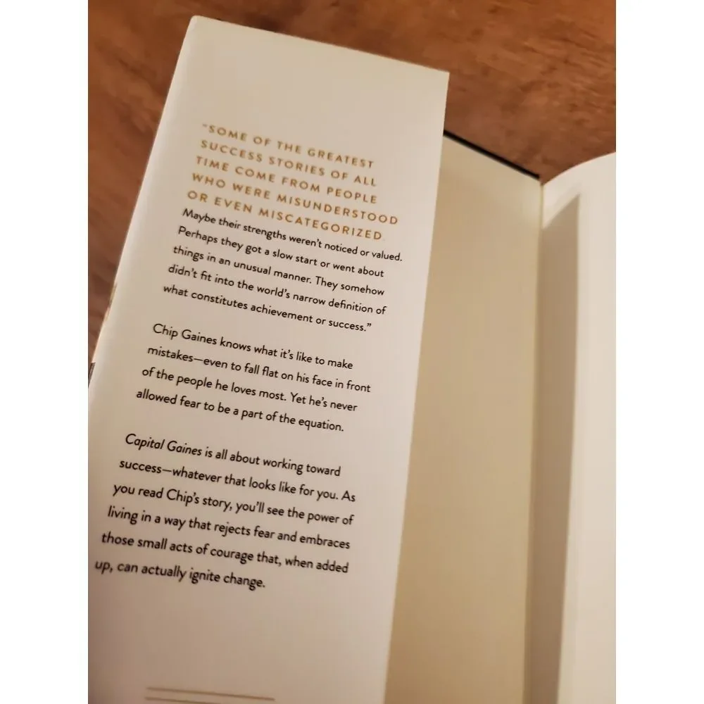 Capital Gaines Hardcover Book Chip Gaines‎ Lessons Learned Magnolia Joanna